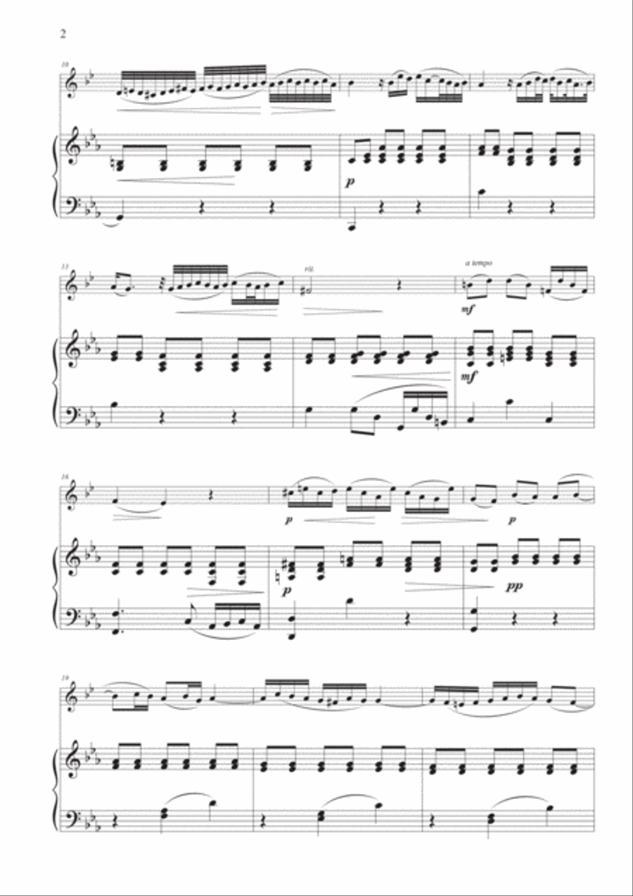 Adagio from BWV 974 for Horn and Piano Horn scores gallery preview page 2