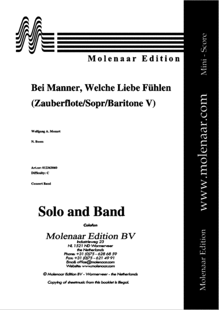 Bei Manner, Welche Liebe Fuhlen Concert Band scores gallery preview page 2