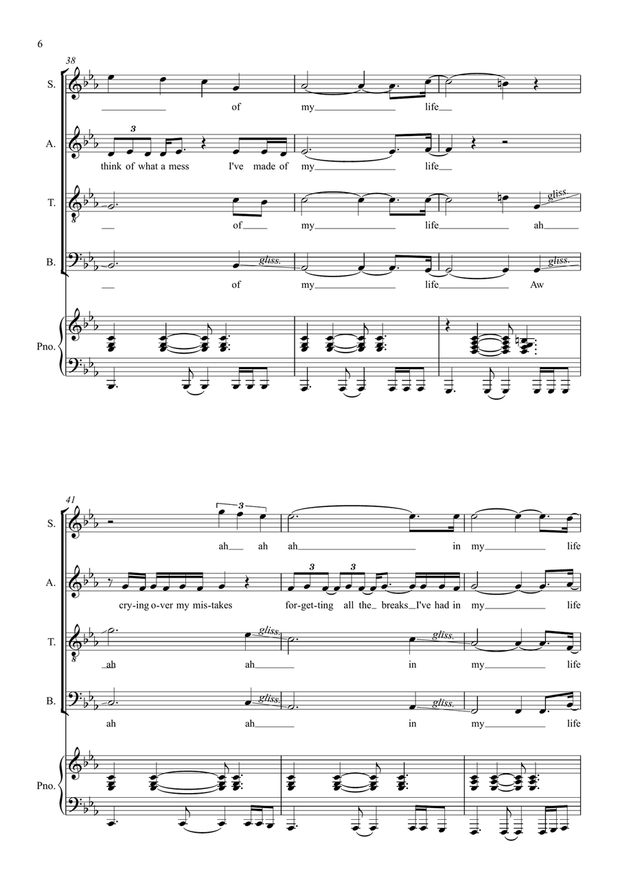 This Is My Life Small Ensemble scores gallery preview page 6