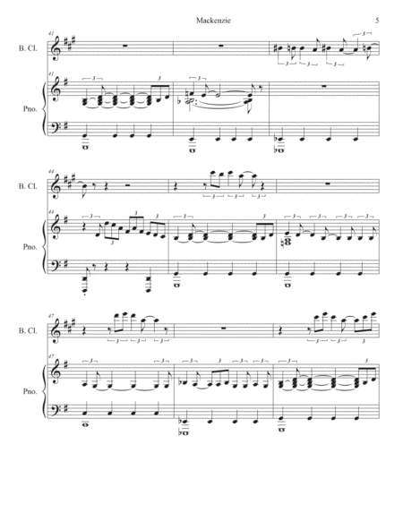 Mackenzie (Bass Clarinet and Piano) image number null