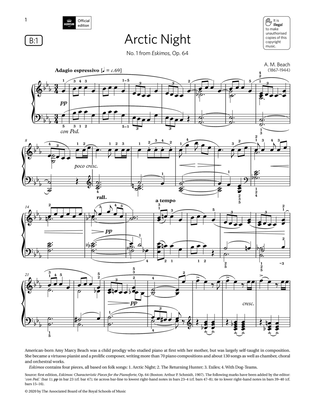 Arctic Night (Grade 5, list B1, from the ABRSM Piano Syllabus 2021 & 2022)