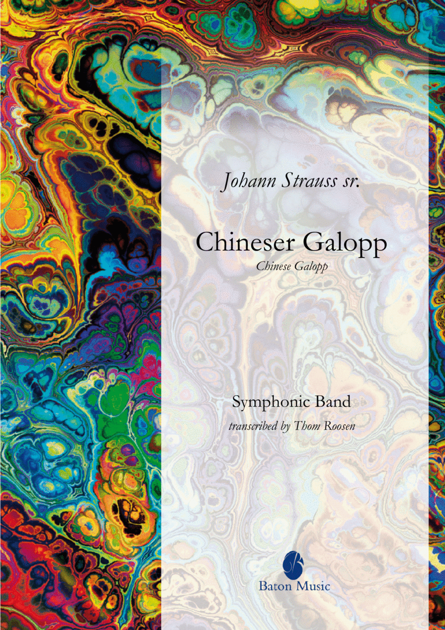Chineser Galopp Concert Band scores gallery preview page 1
