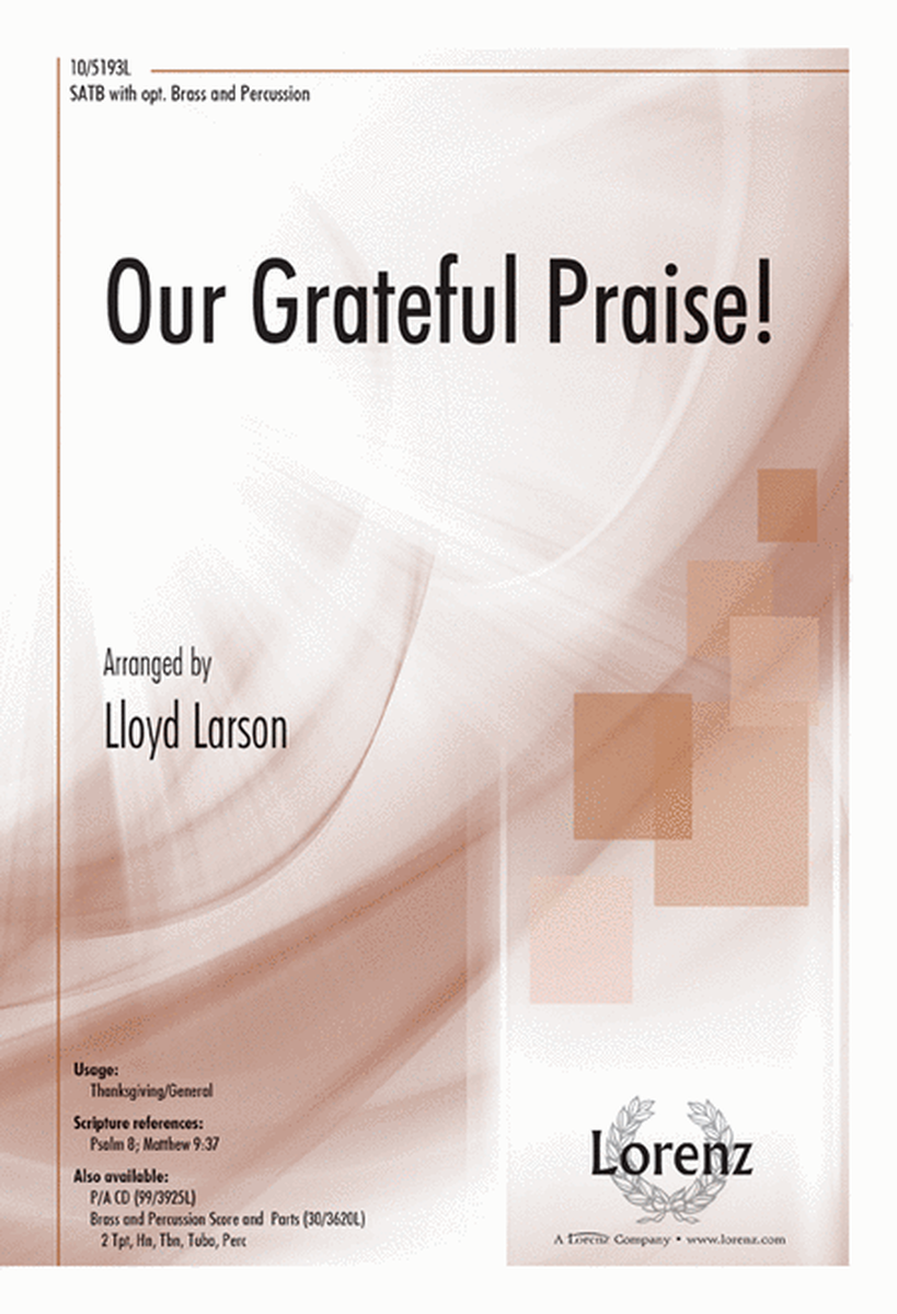 Our Grateful Praise! image number null