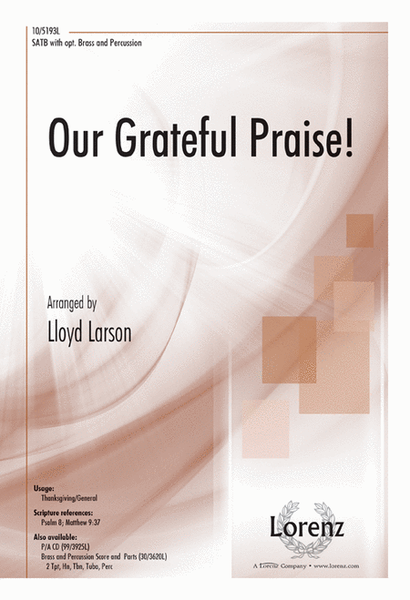 Our Grateful Praise! image number null