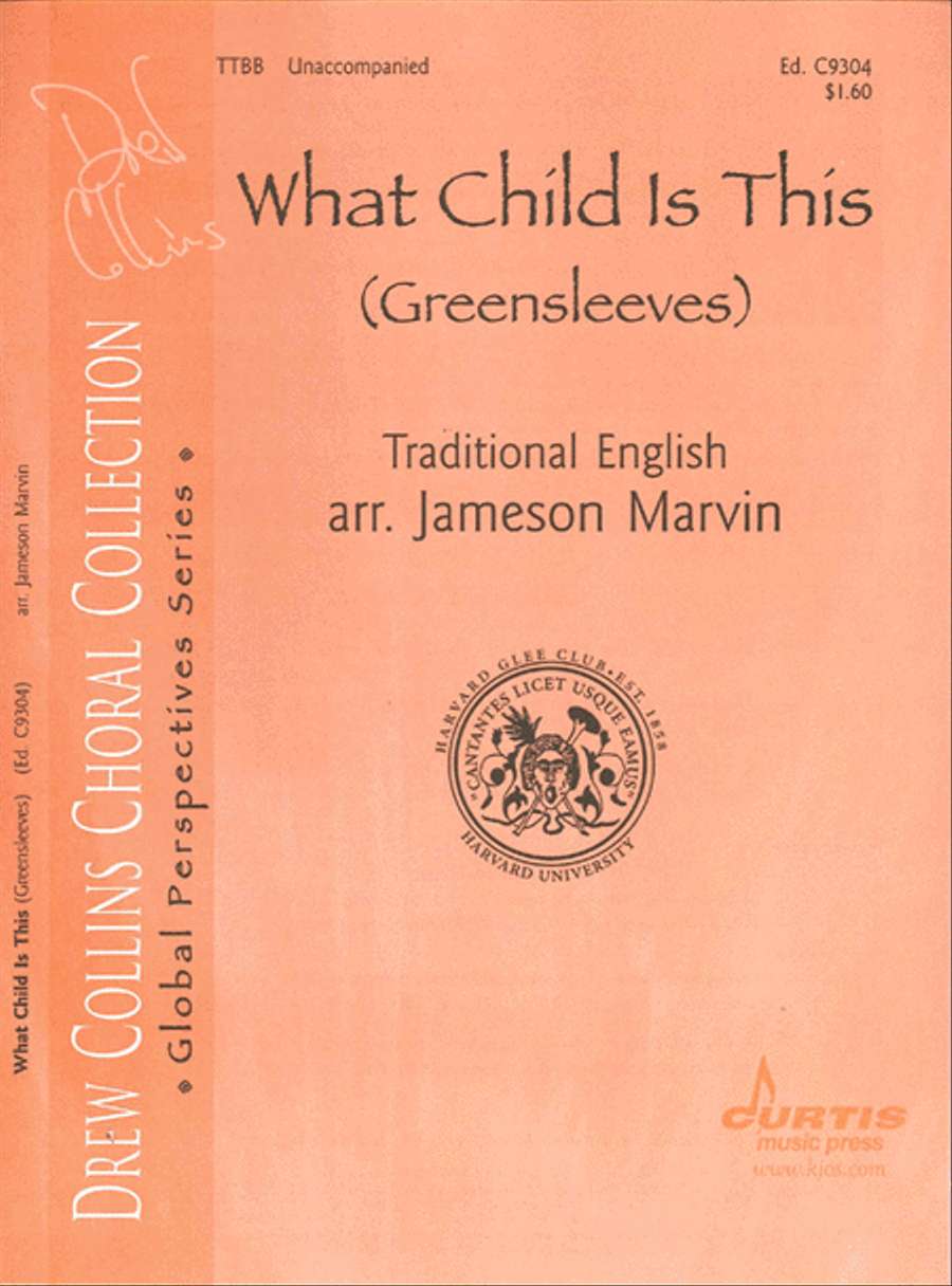 What Child is This (Greensleeves) TTBB scores gallery preview page 1