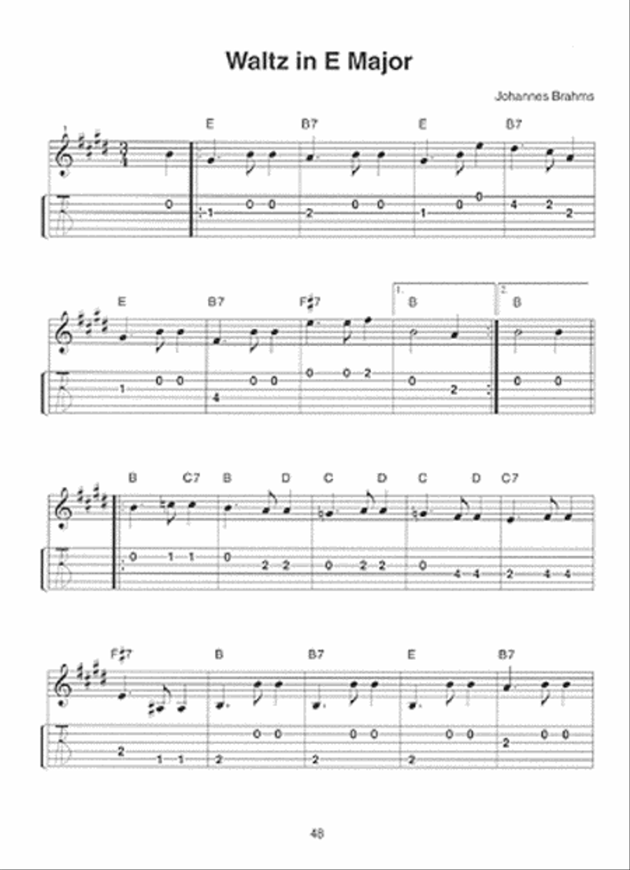 Guitarist's Treasury of Classic Themes Acoustic Guitar scores gallery preview page 6
