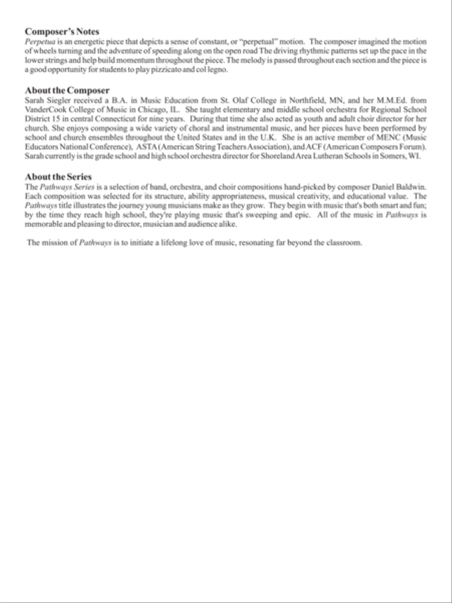 Perpetua Perpetua String Orchestra scores gallery preview page 2