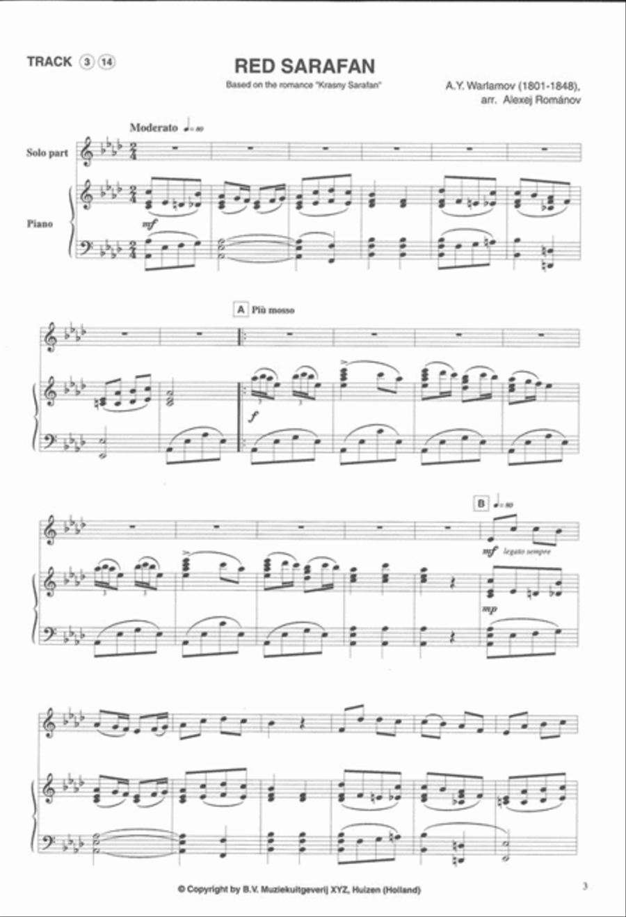 Russian Classics Alto Saxophone scores gallery preview page 2