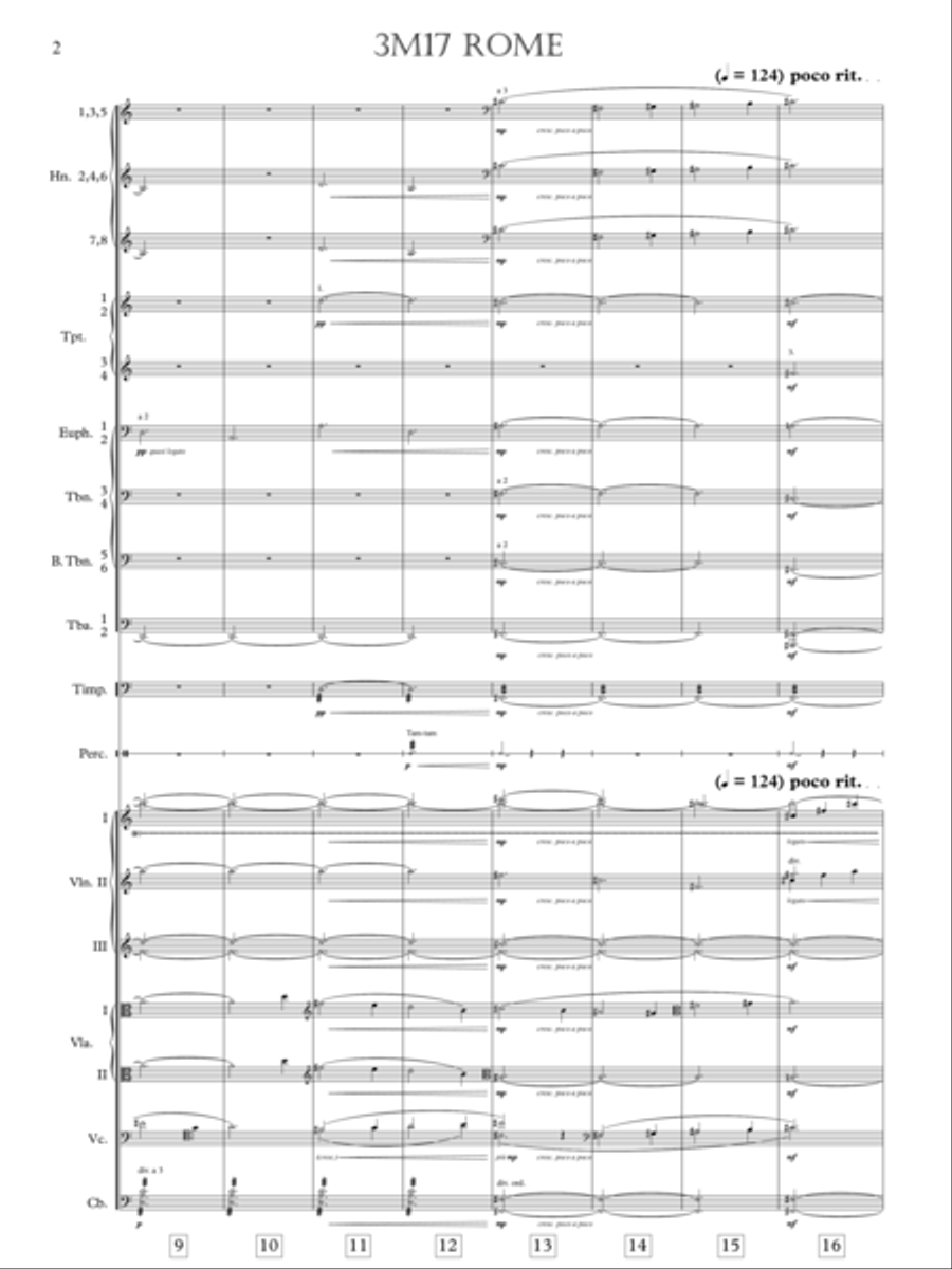 Rome - Score Only Full Orchestra scores gallery preview page 4