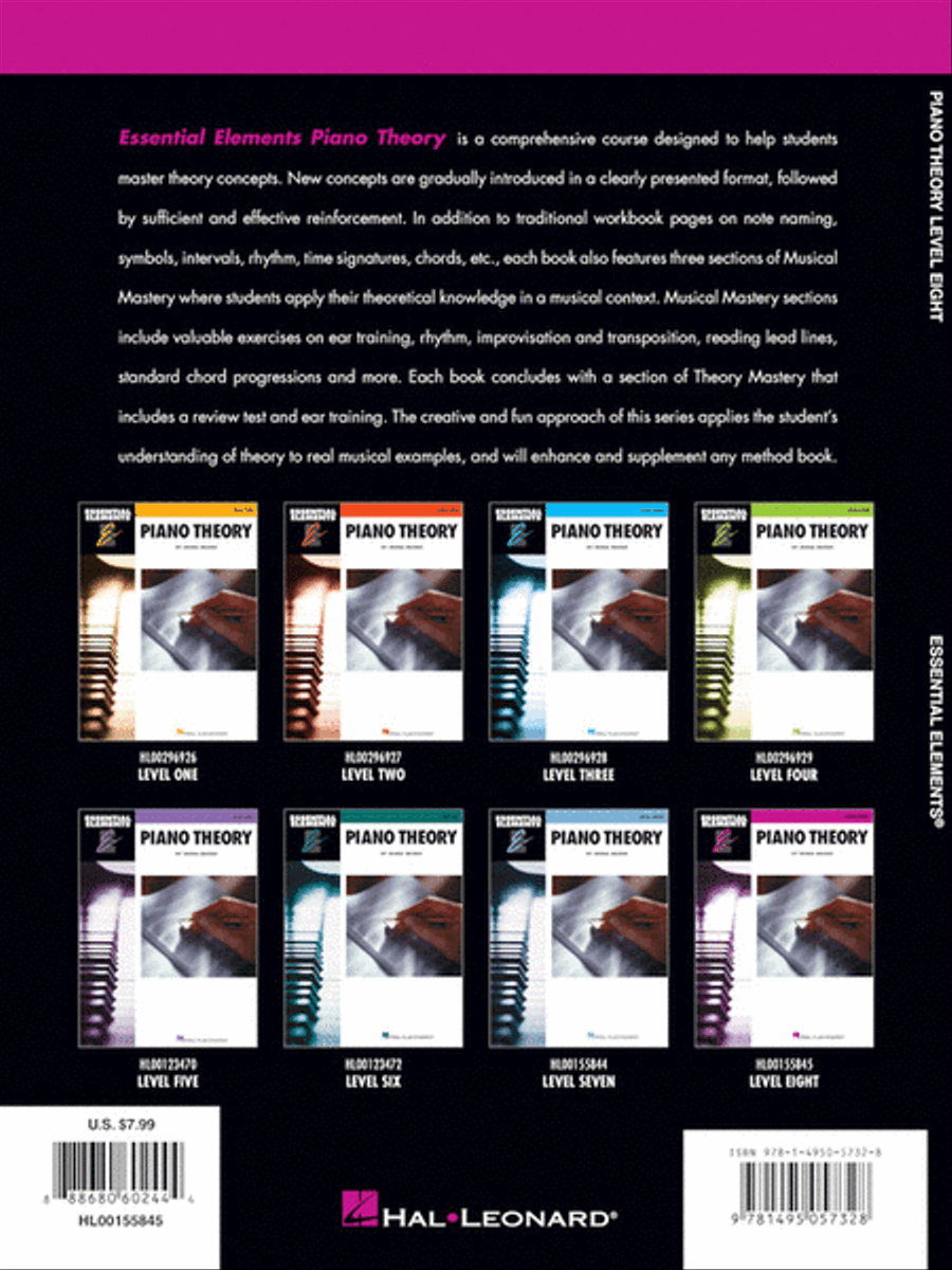 Essential Elements Piano Theory - Level 8 Piano Method scores gallery preview page 6
