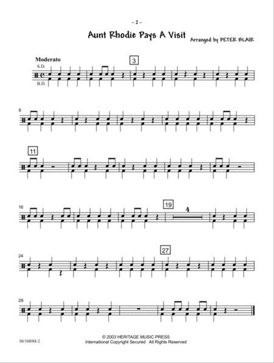 JumpStart First Concert Percussion 1 Concert Band scores gallery preview page 3