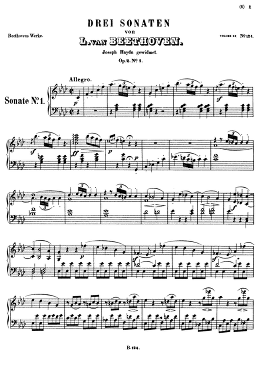 Beethoven-Sonata No.1 in F Minor, Op.2 No 1( Original Complete Version) image number null