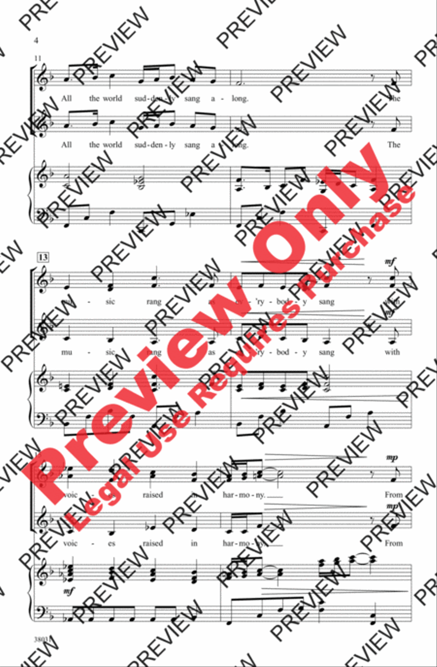 Everyone Sang Women's Choir scores gallery preview page 4