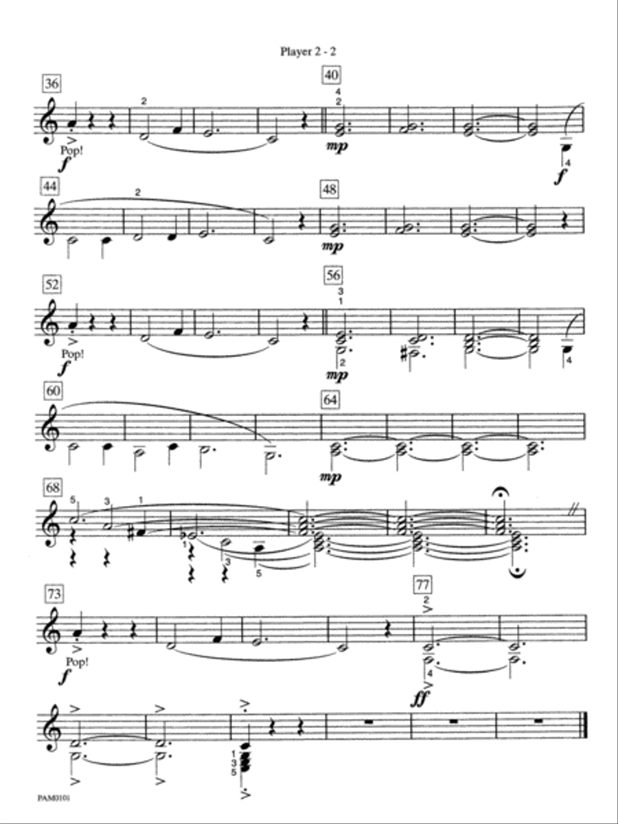 Pop Goes the Weasel - Piano Trio (1 Piano, 6 Hands) Piano Solo scores gallery preview page 4