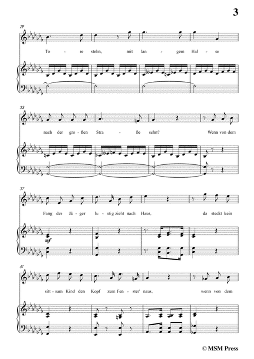Schubert-Eifersucht und Stolz,from 'Die Schöne Müllerin',Op.25 No.15,in a flat minor,for Voice&Pno image number null