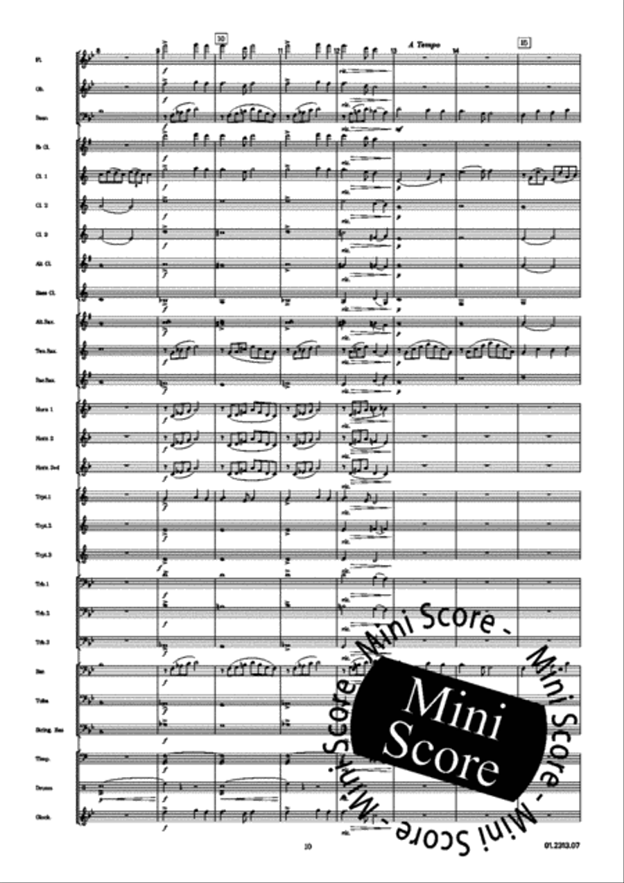 Symphony of Praise Concert Band scores gallery preview page 14