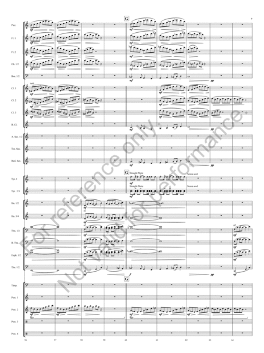 Reflections Reflections Concert Band scores gallery preview page 12