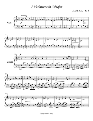7 Variations in C Major