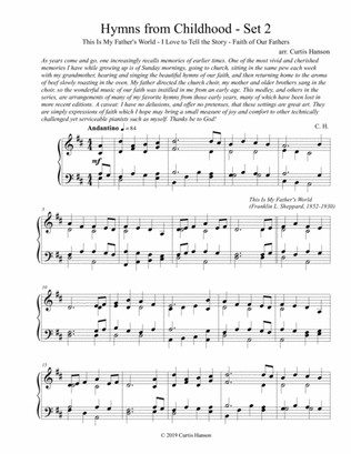 Hymns from Childhood - Set 2 (piano solo)