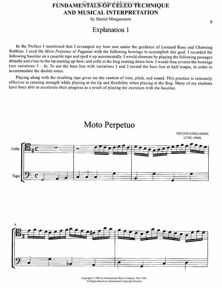 Fundamentals Of Cello Technique And Musical Interpretation