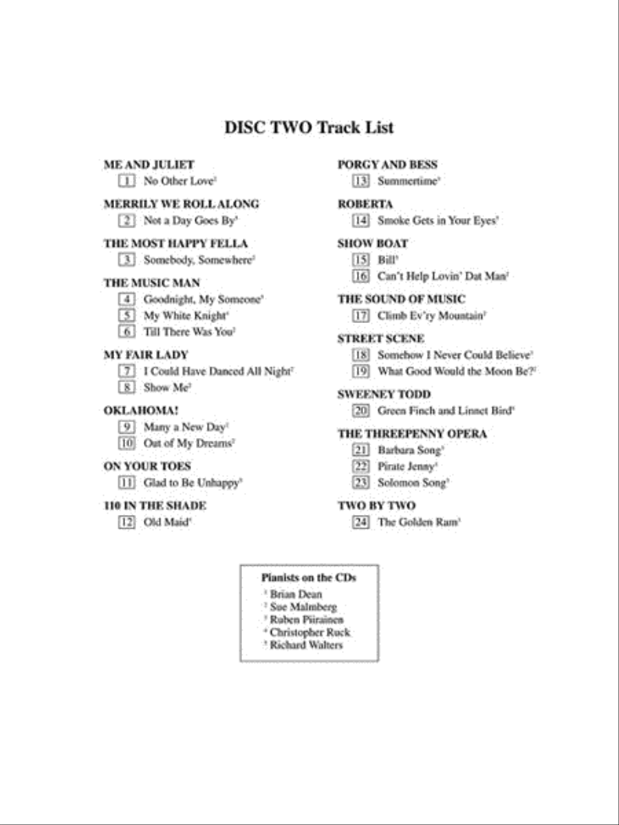 The Singer's Musical Theatre Anthology – Volume 1 Soprano Voice scores gallery preview page 4