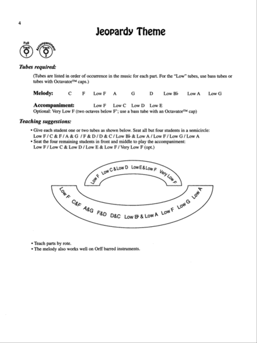 Boom Boom! Popular Movie and TV Songs for Boomwhackers Musical Tubes CD scores gallery preview page 2