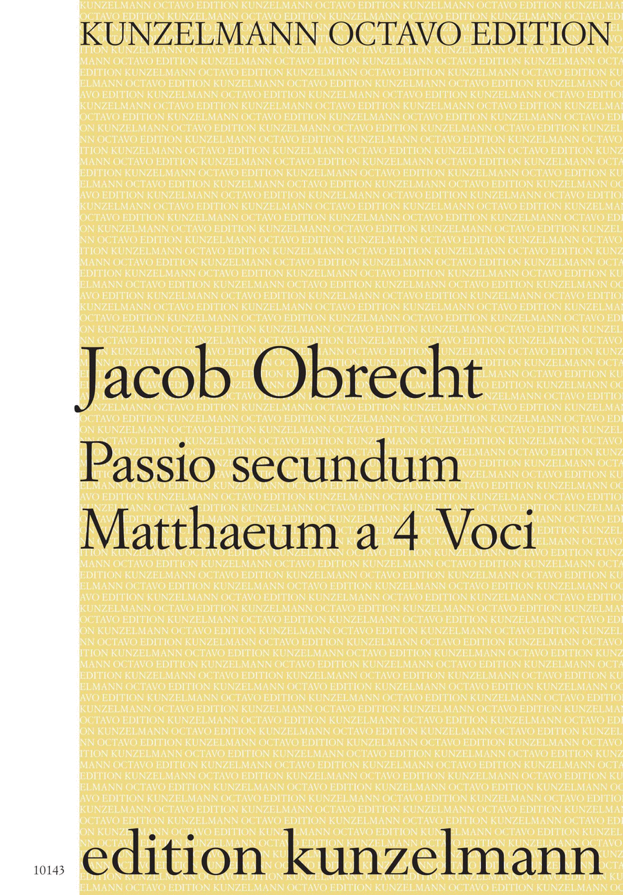 Passio secundum Matthaeum a 4 voci Mixed Choir scores gallery preview page 1