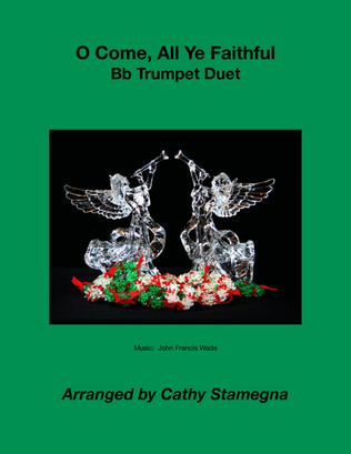 Book cover for O Come, All Ye Faithful (Bb Trumpet Duet)
