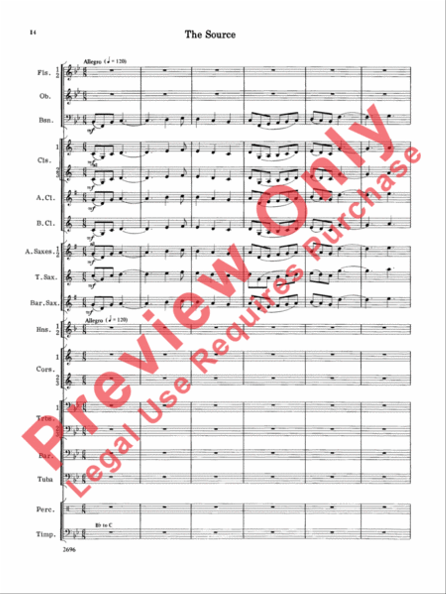 Hudson River Suite Hudson River Suite Concert Band scores gallery preview page 15