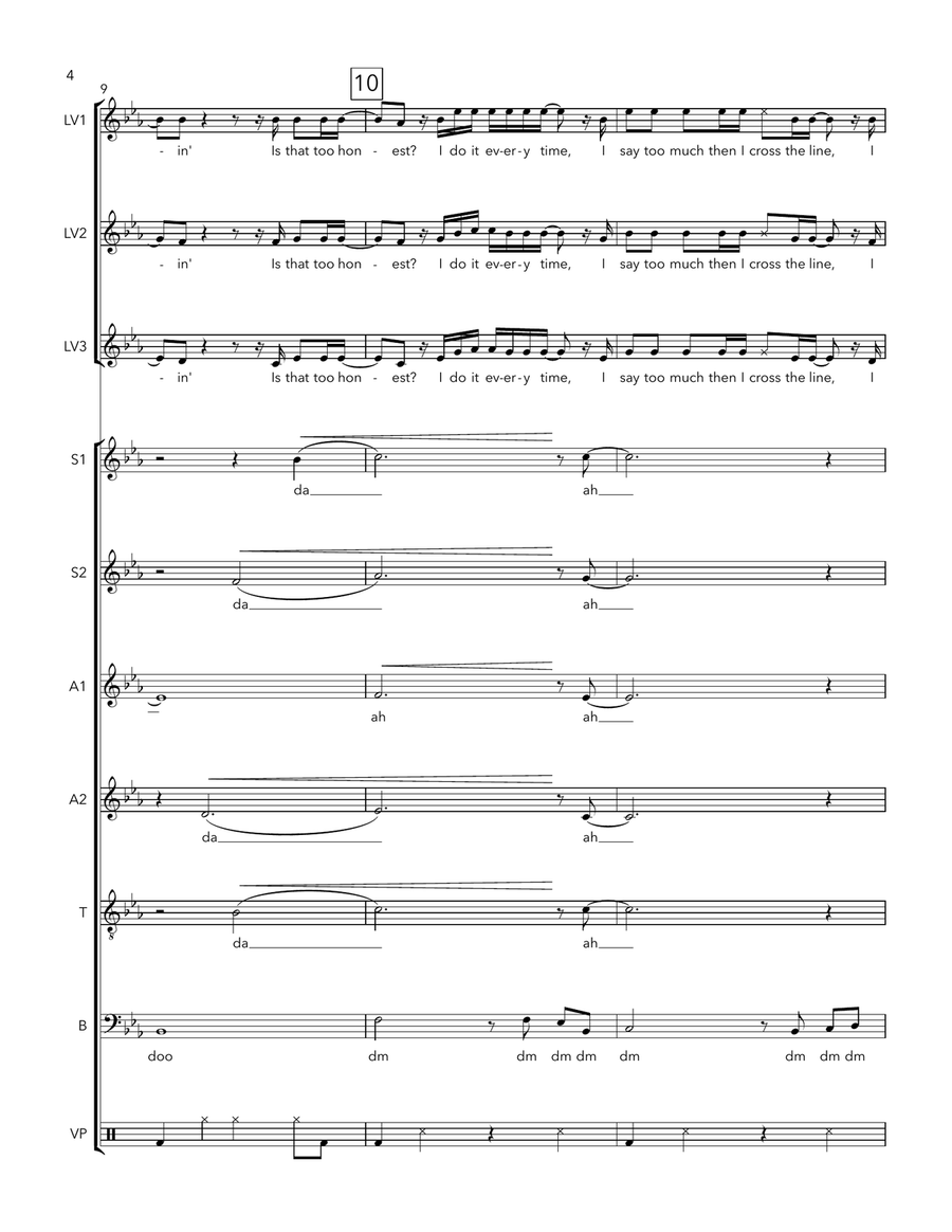 If I'm Honest Divisi scores gallery preview page 4