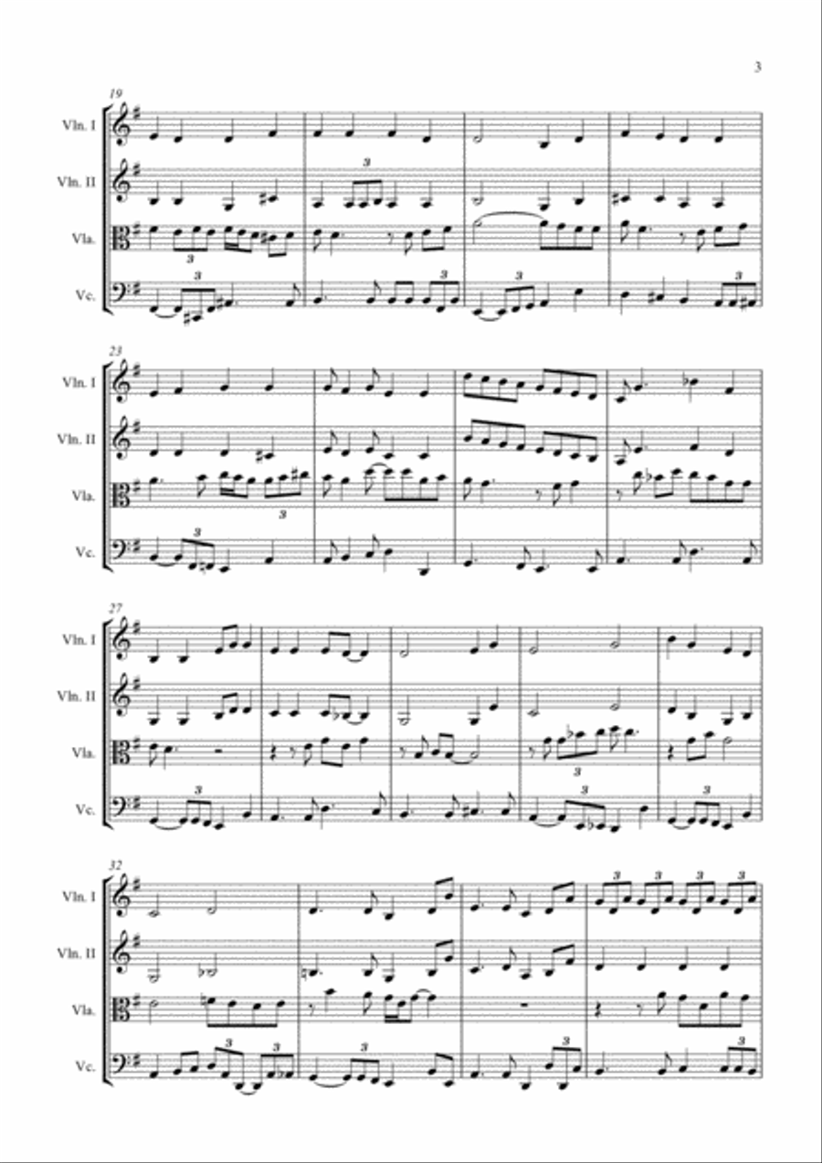 At Last String Quartet scores gallery preview page 3