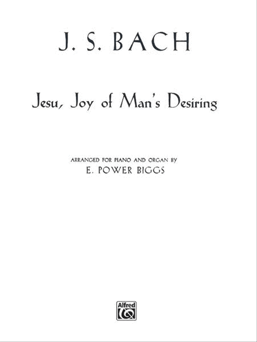 Jesu, Joy of Man's Desiring