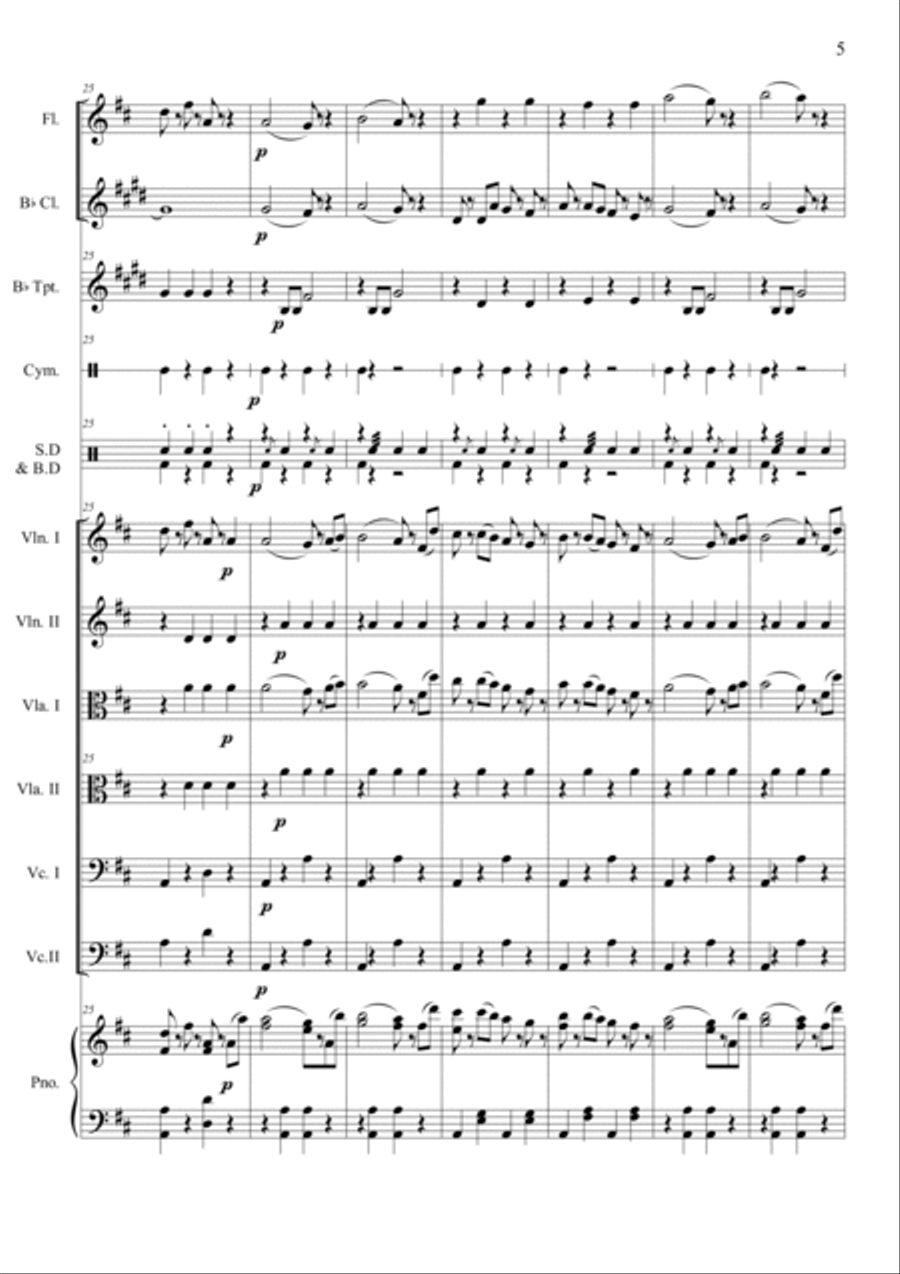 Radetzky Marsch Orchestra scores gallery preview page 5