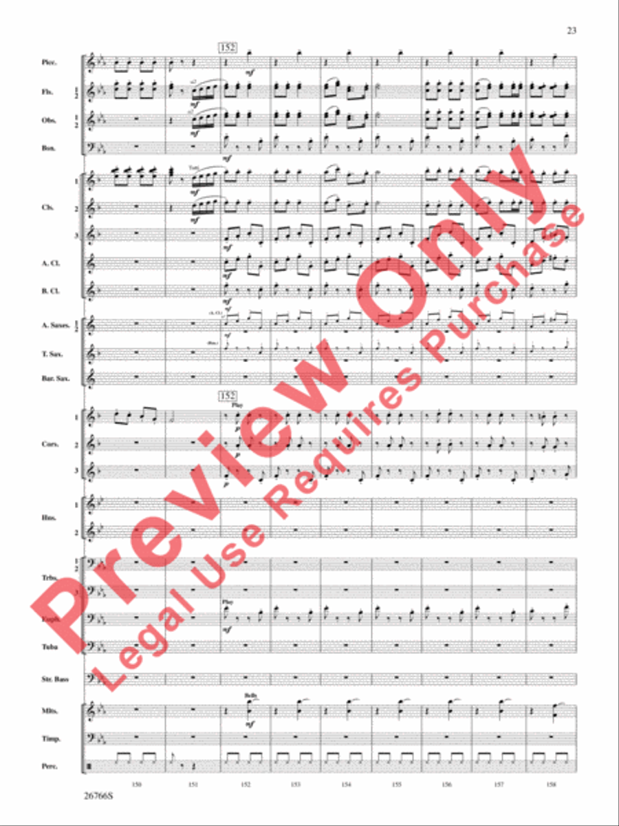 A Christmas Festival A Christmas Festival Concert Band scores gallery preview page 24