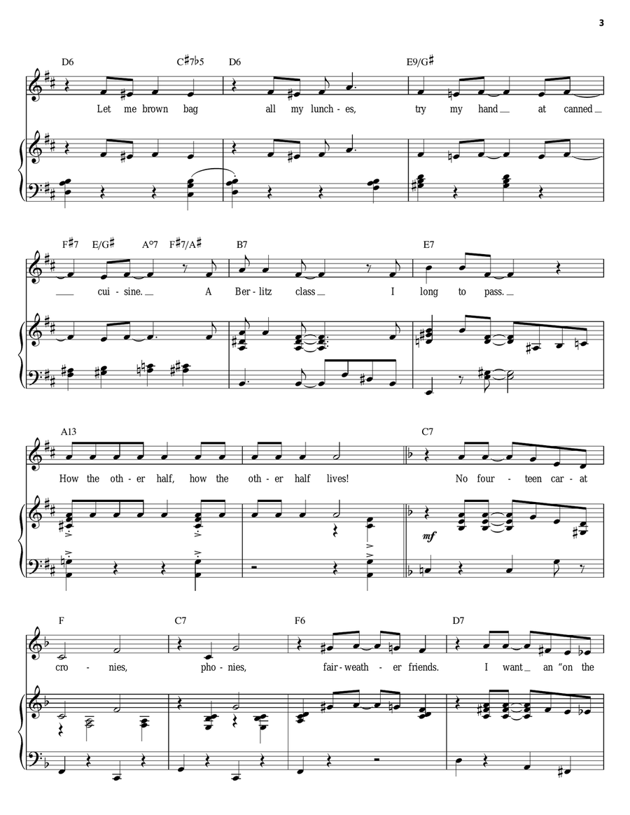 How The Other Half Lives Piano, Vocal, Guitar scores gallery preview page 3
