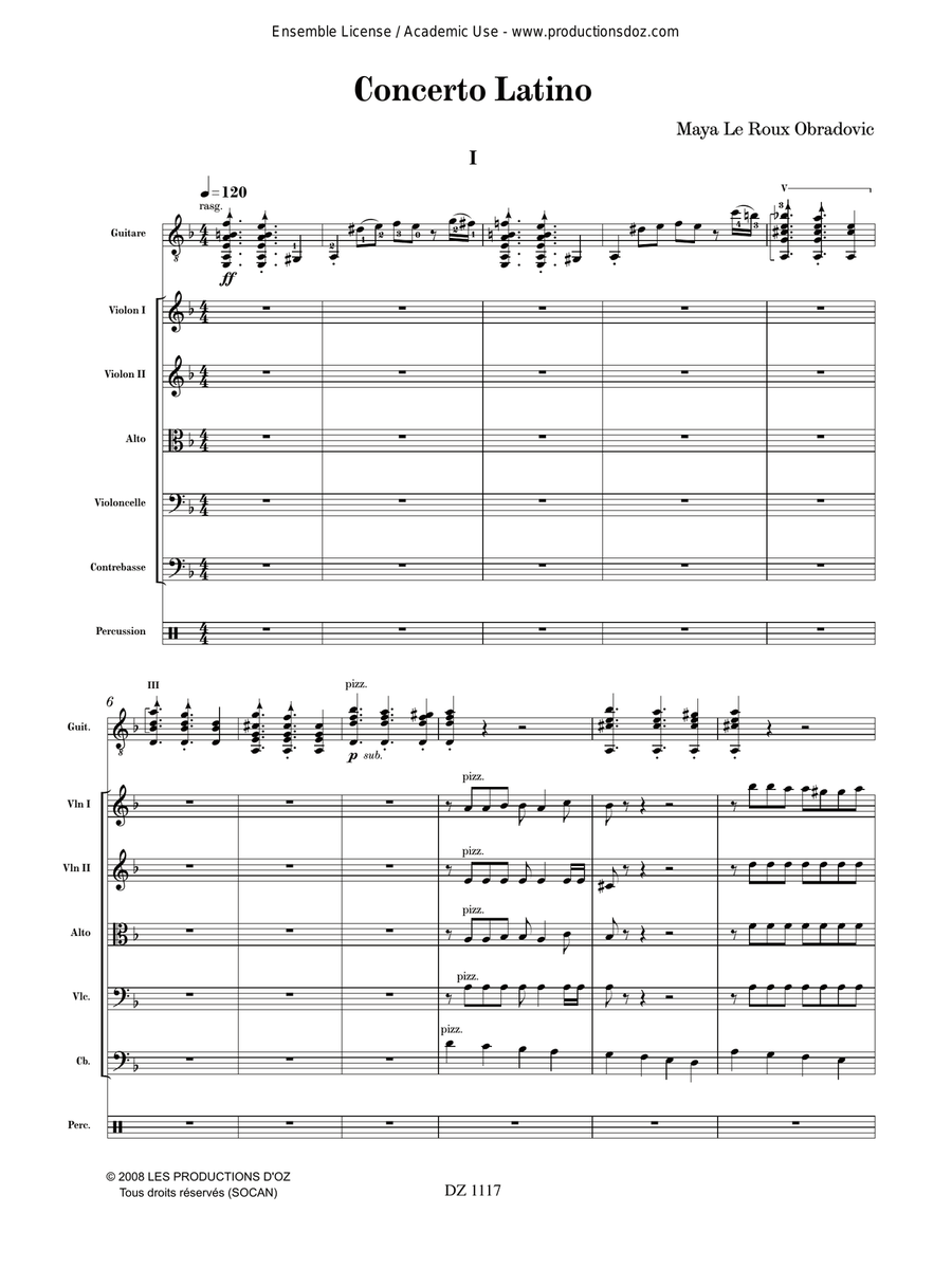 Concerto Latino Orchestra - Digital Sheet Music page 4