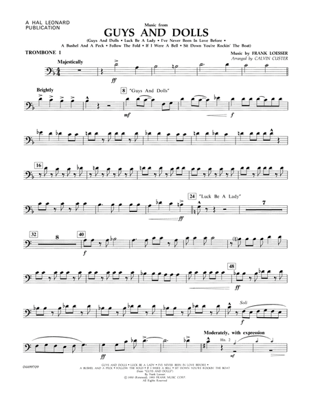 Music from Guys and Dolls (arr. Calvin Custer) - Bassoon 2