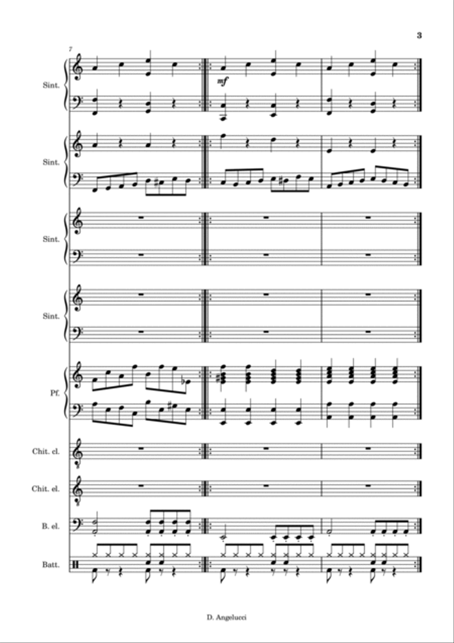 LOST IN MY MIND Bass Guitar scores gallery preview page 4