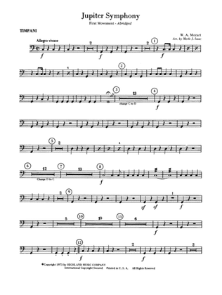 Jupiter Symphony, 1st Movement: Timpani