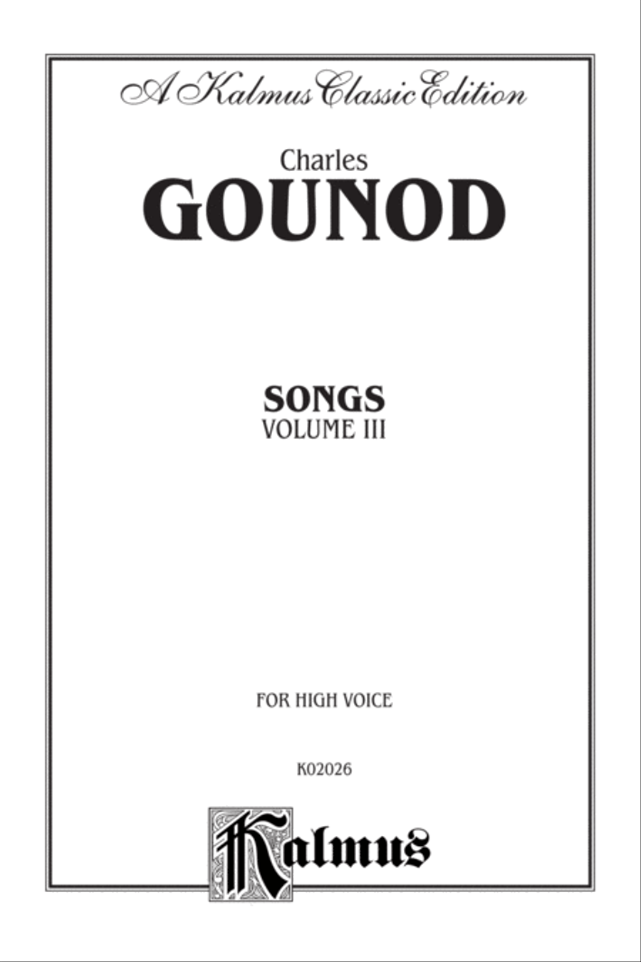 Songs, Volume 3