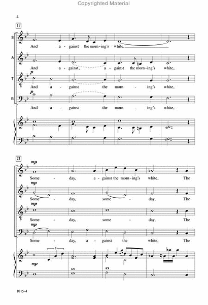 After the Winter - SATB Octavo image number null