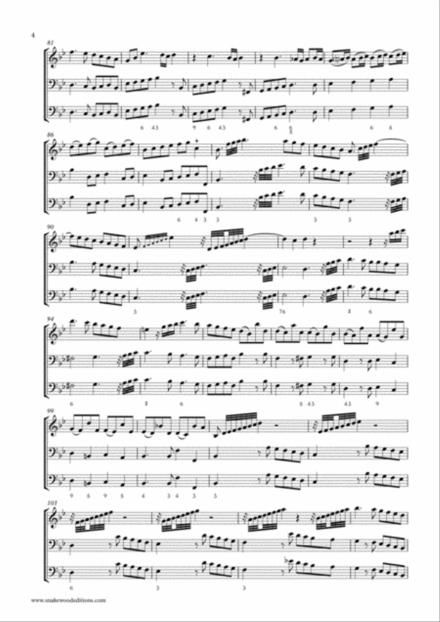 Rebel – Violin Sonate N. 11 (1712) Score and Parts String Duet scores gallery preview page 5