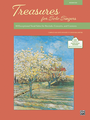 Book cover for Treasures for Solo Singers