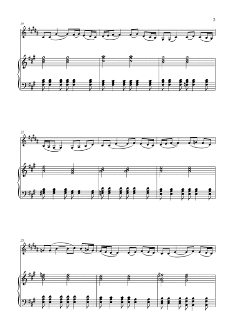 Polovtsian Dance (from Prince Igor) (for Clarinet and Piano) Clarinet Solo scores gallery preview page 3