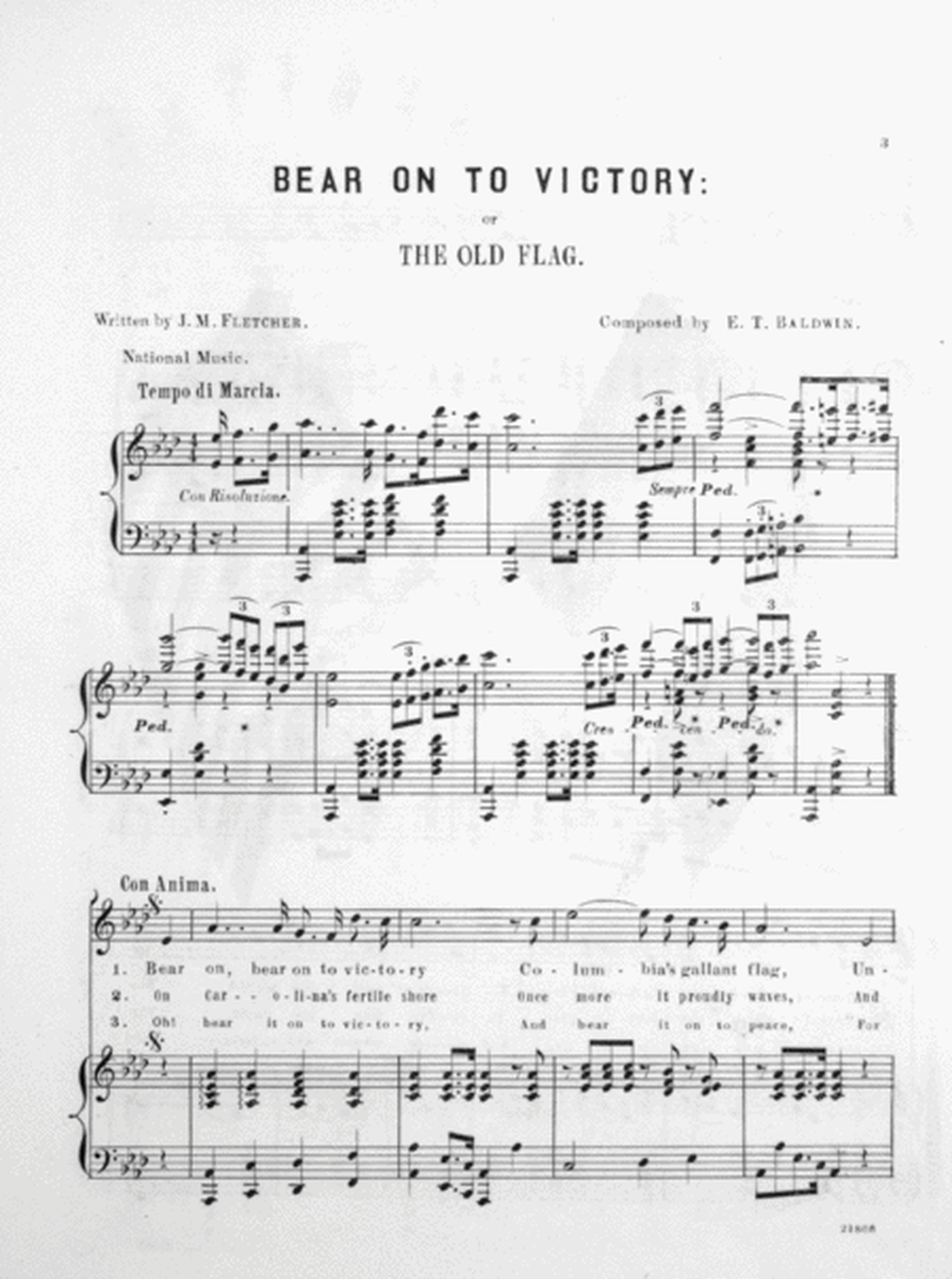 National Music. Bear on to Victory