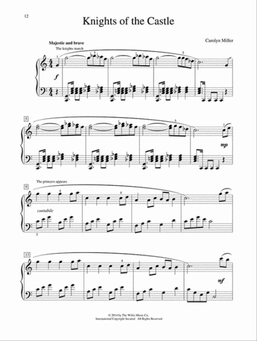 Piano Solos in Lyrical Style Piano Solo scores gallery preview page 3