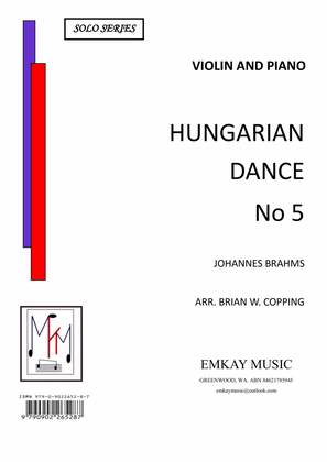 HUNGARIAN DANCE NO5 – VIOLIN & PIANO
