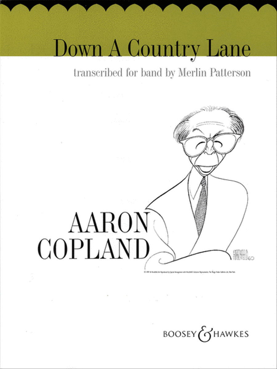 Down a Country Lane Down a Country Lane Concert Band scores gallery preview page 1