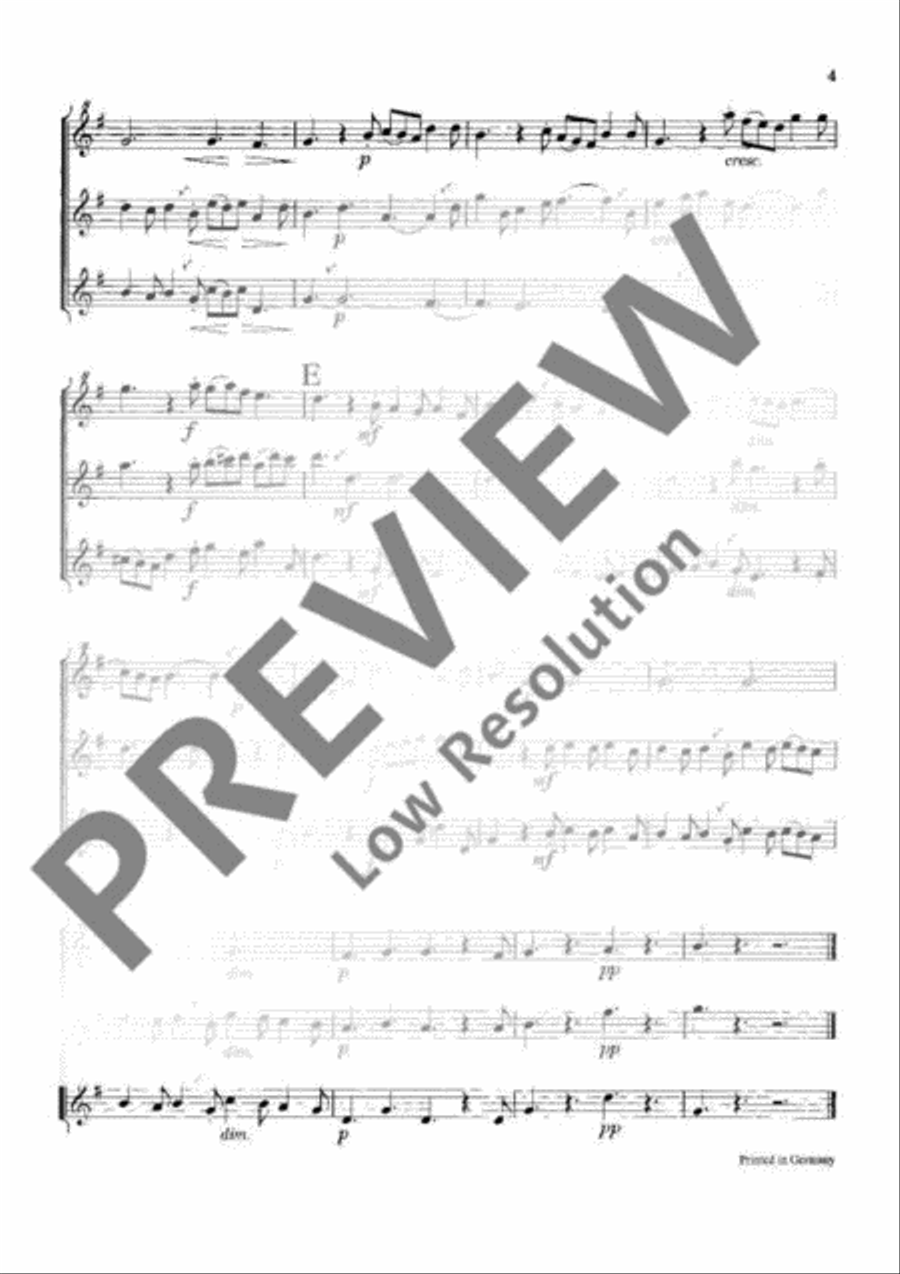 Christmas Pastoral g major Tenor Recorder scores gallery preview page 5