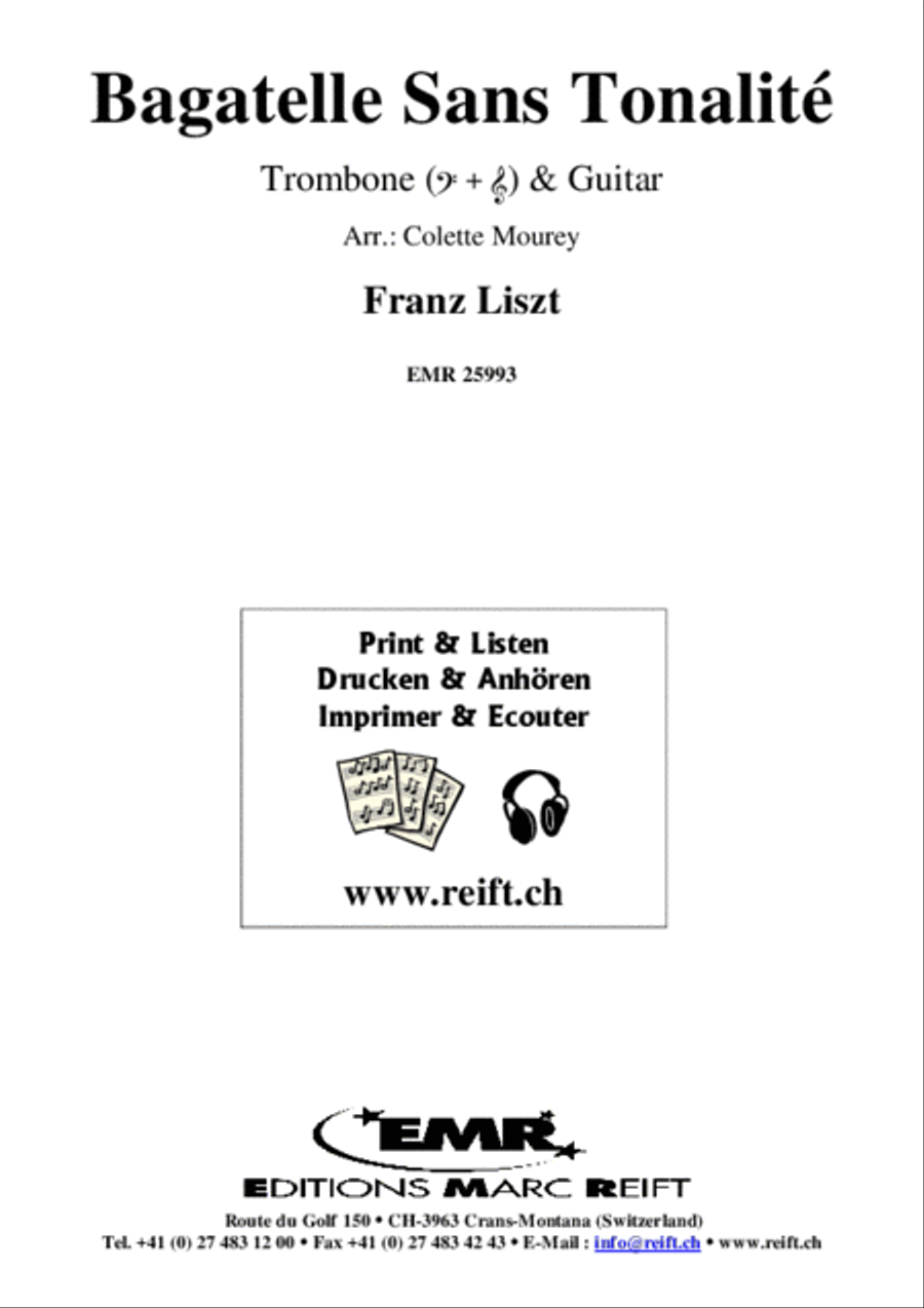 Bagatelle Sans Tonalite Bagatelle Sans Tonalite Trombone scores gallery preview page 2